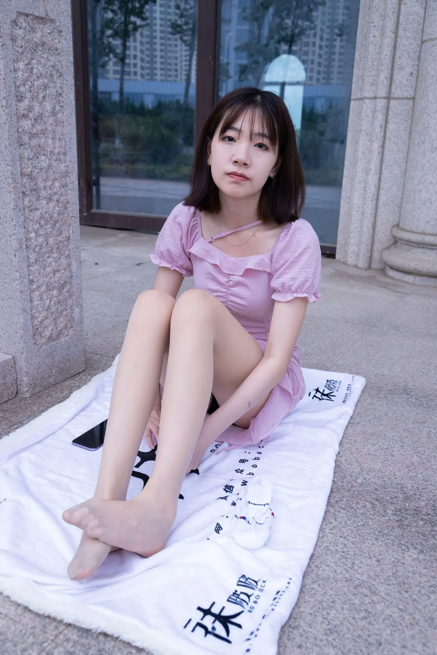 [BoBoSocks袜啵啵]NO.001 小甜豆-帆布鞋、白棉袜、肉丝 [138P]插图1